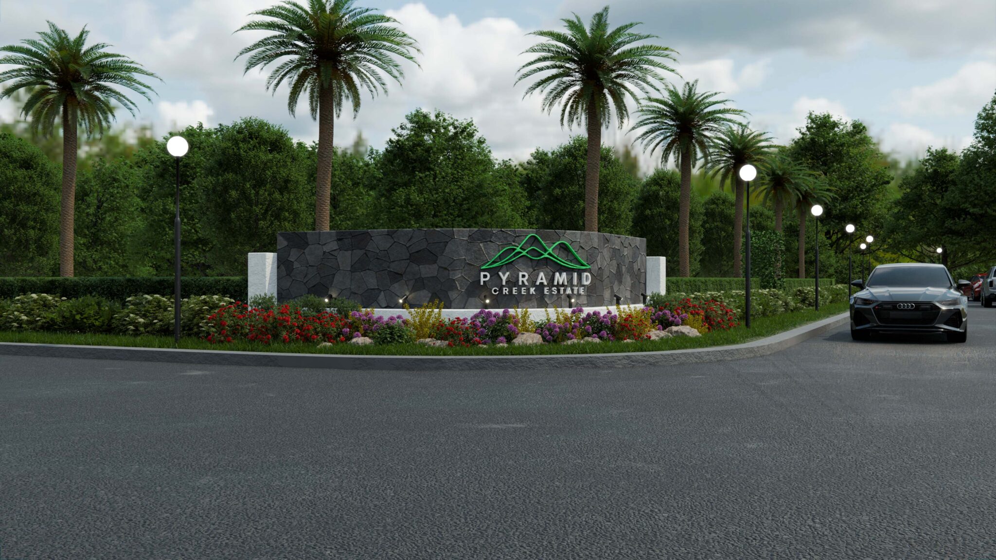 Pyramid Creek Estate's entrance 1