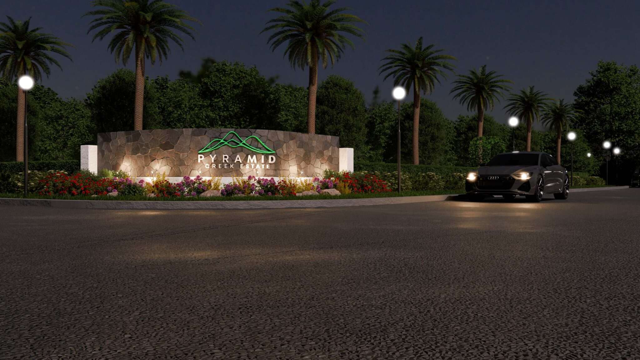 Pyramid Creek Estate's entrance 3