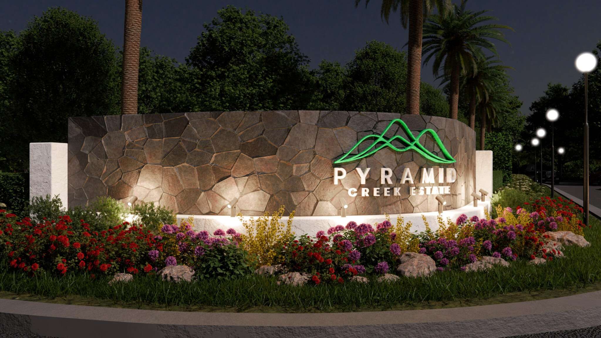 Pyramid Creek Estate's entrance 4